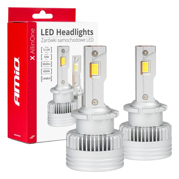 LED lemputės D2S D2R D4S D4R X AllinOne canbus 6000K