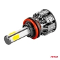 LED lemputės H8/H9/H11 COB 4Side Series AMiO
