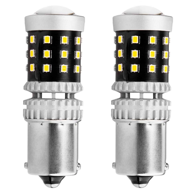 LED lemputės CANBUS 2016 39SMD 1156 BA15S P21W R10W R5W White 12V/24V