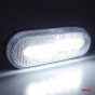 Šoninis gabaritinis žibintas LED light AMiO OM-01-W oval, white