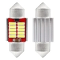 LED lemputės CANBUS 4014 10SMD Festoon C5W C10W C3W 31mm White 12V/24V