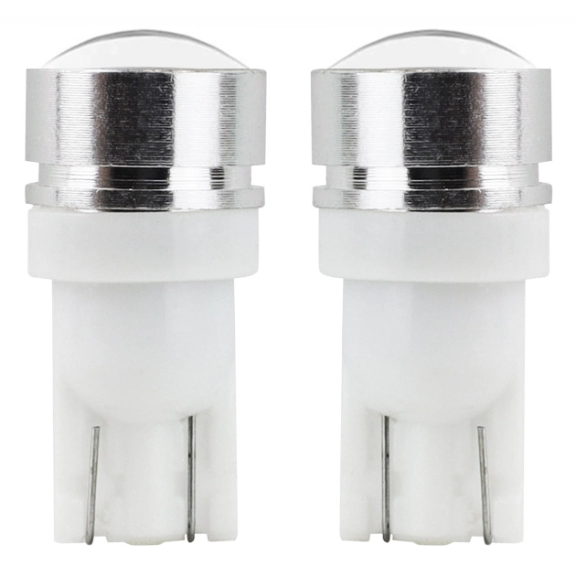 LED lemputės STANDARD T10 W5W 3xCOB HP 1,5W 12V Lens