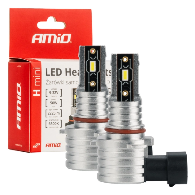 LED lemputės HB3 9005 H-mini AMiO