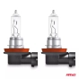 Halogeninės lemputės Osram H11 12V 55W PGJ19-2 NIGHT BREAKER SILVER+100% /2 pcs