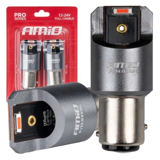 LED lemputės CANBUS PRO P21/5W 2x1860 SMD 12V 24V