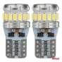Led lemputės CANBUS T10 W5W 16SMD 2SMD 3014 3030 White 12V 24V 