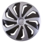 Ratų gaubtas (kalpokas) 1 vnt. Wind R14 silver&black