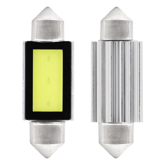 LED lemputės CANBUS COB3 Festoon C5W C10W C3W 39mm White 12V