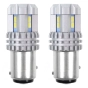 LED lemputės CANBUS 3020 12SMD UltraBright 1157 BAY15D P21/5W White 12V/24V