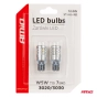 Led lemputės STANDARD T10 W5W 6x3020 + 1x3030 SMD White 12V/24V AMIO-03718