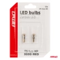 Led lemputės STANDARD Red T5 12V 3030 1LED HP AMIO-03727