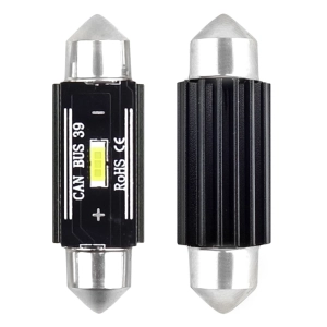 LED lemputės CANBUS 1860 1SMD UltraBright Festoon C5W C10W C3W 39mm White 12V/24V