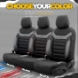 Universalūs sėdynių užvalkalai OTOM INDIVIDUAL 203 BLACK/BLUE 3-ZIP