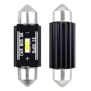 LED lemputės CANBUS 1860 1SMD UltraBright Festoon C5W C10W C3W 36mm White 12V/24V