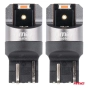 LED lemputės CANBUS PRO series W21/5W 2x1860 SMD Red 12V 24V