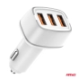 Automobilinis įkroviklis 2x USB-A + USB-C 32W 12/24V 