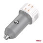 Automobilinis įkroviklis USB-A + USB-C 38W 12/24V 