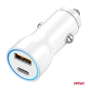 Automobilinis įkroviklis USB-A + USB-C 20W 12/24V 