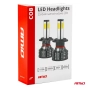 LED lemputės H8/H9/H11 COB 4Side Series AMiO