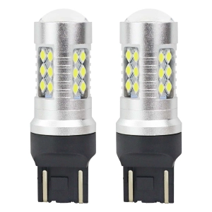 LED lemputės CANBUS 3030 24SMD T20 7443 W21/5W White 12V/24V