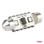 LED lemputės CANBUS 12SMD Festoon C5W 3838 39mm White 12/24V 