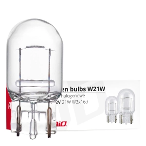 Halogeninės lemputės T20 W21W W3x16d 10pcs
