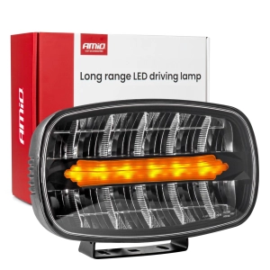 LED tolimojo nuotolio priekinis žibintas su gabaritinių šviesų funkcija 109W 12V 24V AMIO-04535