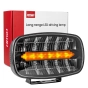 LED tolimojo nuotolio priekinis žibintas su gabaritinių šviesų funkcija 109W 12V 24V AMIO-04535