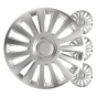 Ratų gaubtai (kalpokai) 4 vnt. Luxury silver R15