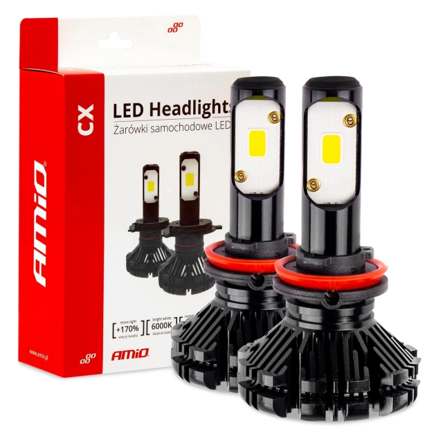 LED lemputės H8/H9/H11 CX Series 2018