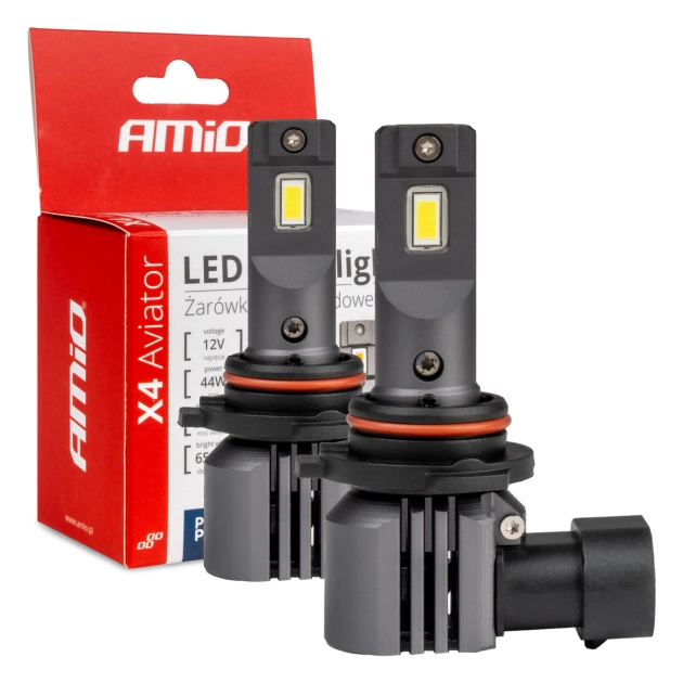 Led lemputės X4-series AVIATOR HB4 9006 6500K max 44W AMIO-03767 Led lemputės X4-series AVIATOR HB4 9006 6500K max 44W AMIO-03767