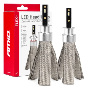 Led lemputės FLEX+ Series H1 canbus 6000K 12-24V AMIO-03655