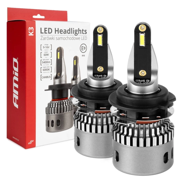 LED lemputės K3 Series H7-1 12V 6000K canbus LED lemputės K3 Series H7-1 12V 6000K canbus