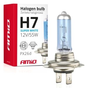 Halogeninė lemputė H7 12V 55W UV filter (E4) Super White