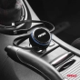 Retractable car charger C cable + lightning cable + USB C port 12/24V 60W AMIO-04370