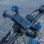 Dviračio, motociklo, motorolerio besisukantis telefono laikiklis 360°