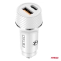 Automobilinis įkroviklis USB-A + USB-C 20W 12/24V 