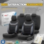 Universalūs sėdynių užvalkalai OTOM INDIVIDUAL 203 BLACK/BLUE 3-ZIP