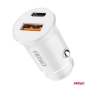 Automobilinis įkroviklis USB-A + USB-C 20W 12/24V 