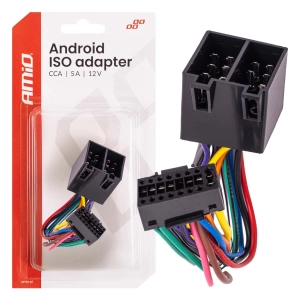 Android ISO CCA 5A 12V radijo adapteris