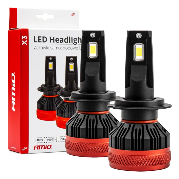 LED lemputės H7 X3 Series AMiO