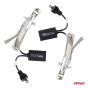 LED lemputės FLEX+ series H4 lens 12V 24V 6000K Canbus