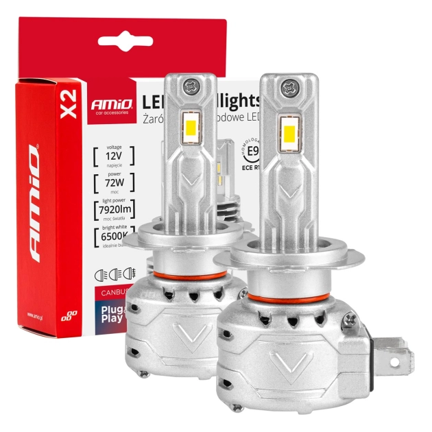 LED lemputės H7 X2 Series AMiO