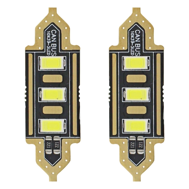 LED lemputės STANDARD Festoon C5W 3xSMD 5730 12V 39mm