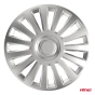 Ratų gaubtai (kalpokai) 4 vnt. Luxury silver R15