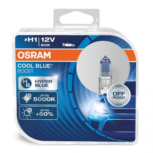 Halogeninė lemputė Osram H1 12V 80W P14,5s Cool Blue Boost 5500K / 2 pcs