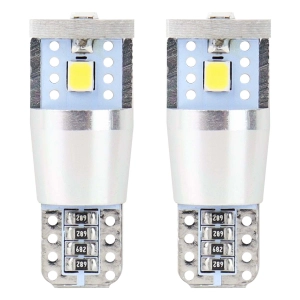 LED lemputės CANBUS 3SMD 2835 T10e (W5W) ALU White 12V/24V