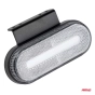 Šoninis gabaritinis žibintas LED light AMiO OM-01-W oval, white