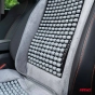 Automobilio sėdynės kilimėlis su karoliukais, pilkas, 45x120 cm, CSM-17