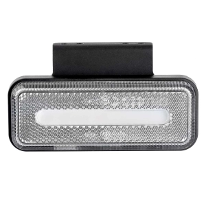 Šoninis gabaritinis žibintas LED light AMiO OM-02-W rectangular, white